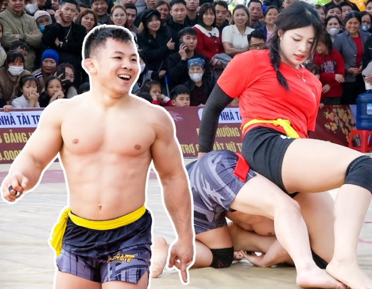 Phải thừa nhận rằng những màn so tài nam - nữ thường tạo ra sức hút đặc biệt cho vật hội làng