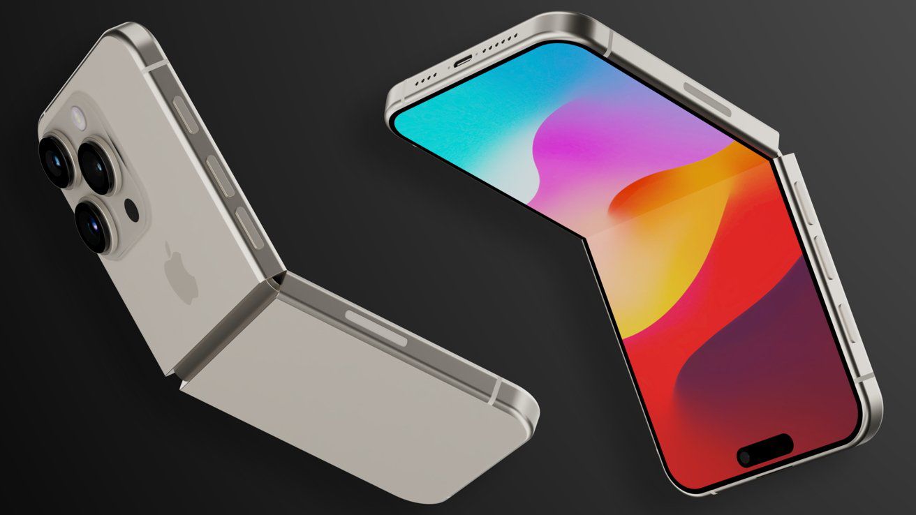 Ảnh concept iPhone Flip.