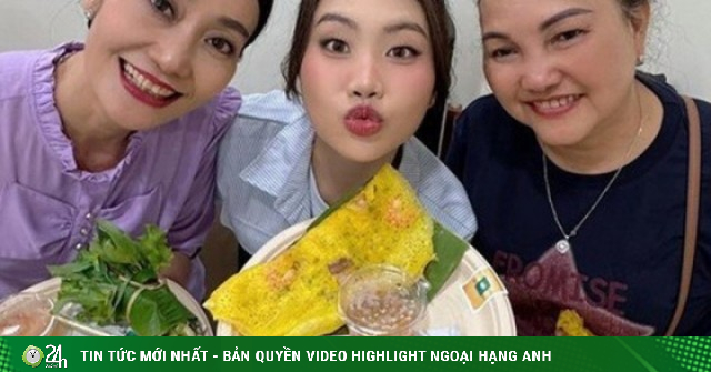 Phương Mỹ Chi mê mẩn món bánh ở chợ quê từng nhiều lần lọt top món ngon nhất thế giới