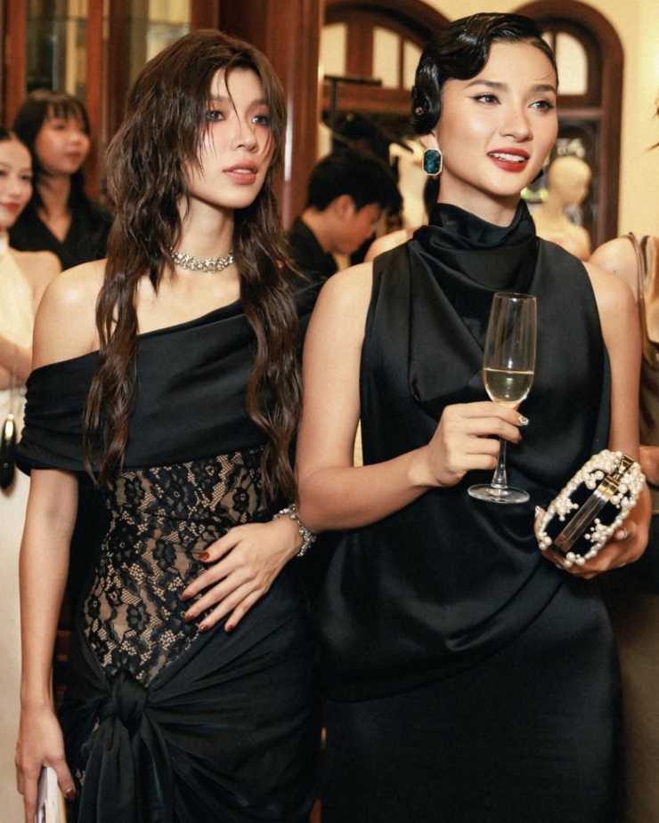 Thời trang được khen đẹp đôi của Kim Tuyến và bạn gái tin đồn - 3