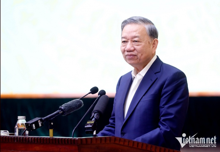 Tổng Bí thư Tô Lâm phát biểu tại hội nghị