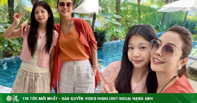 Con gái Hoa hậu Jennifer Phạm thừa hưởng nét đẹp của cả bố lẫn mẹ