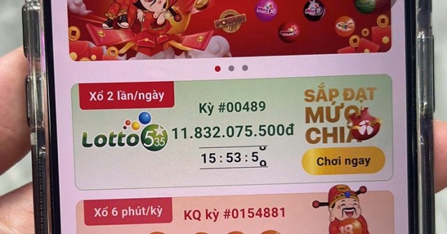 Giải Độc đắc xổ số Lotto 5/35 tiến sát mốc chia giải