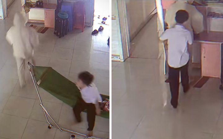 Khoảnh khắc em trai bất ngờ ôm chị từ phía sau tiễn đi làm đã chạm đến trái tim hàng triệu người.