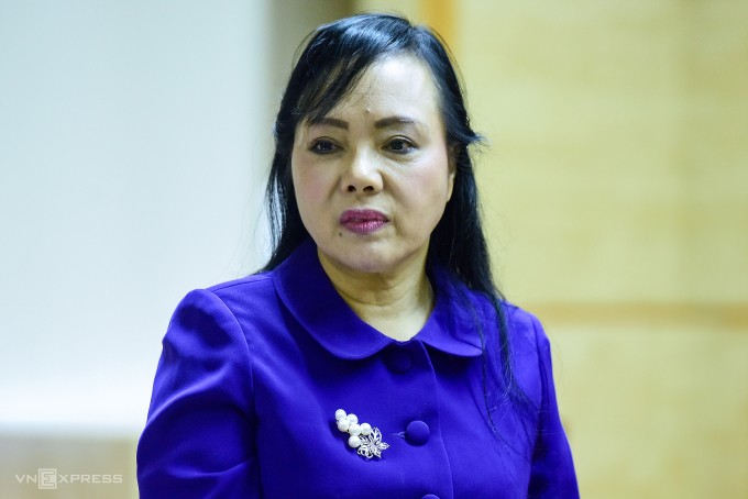 Cựu bộ trưởng Bộ Y tế Nguyễn Thị Kim Tiến hồi tháng 10/2019. Ảnh: Giang Huy