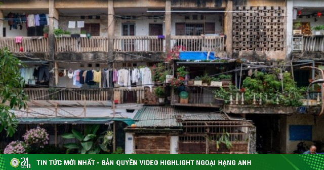 Cận cảnh khu tập thể 3 tầng 'cứ mưa là dột' sắp xây chung cư 34 tầng ở Hà Nội