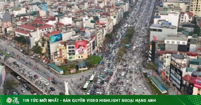 Hiện trạng tuyến đường Láng trong những giờ cao điểm vừa được đề xuất chi 21.377 tỷ đồng để mở rộng