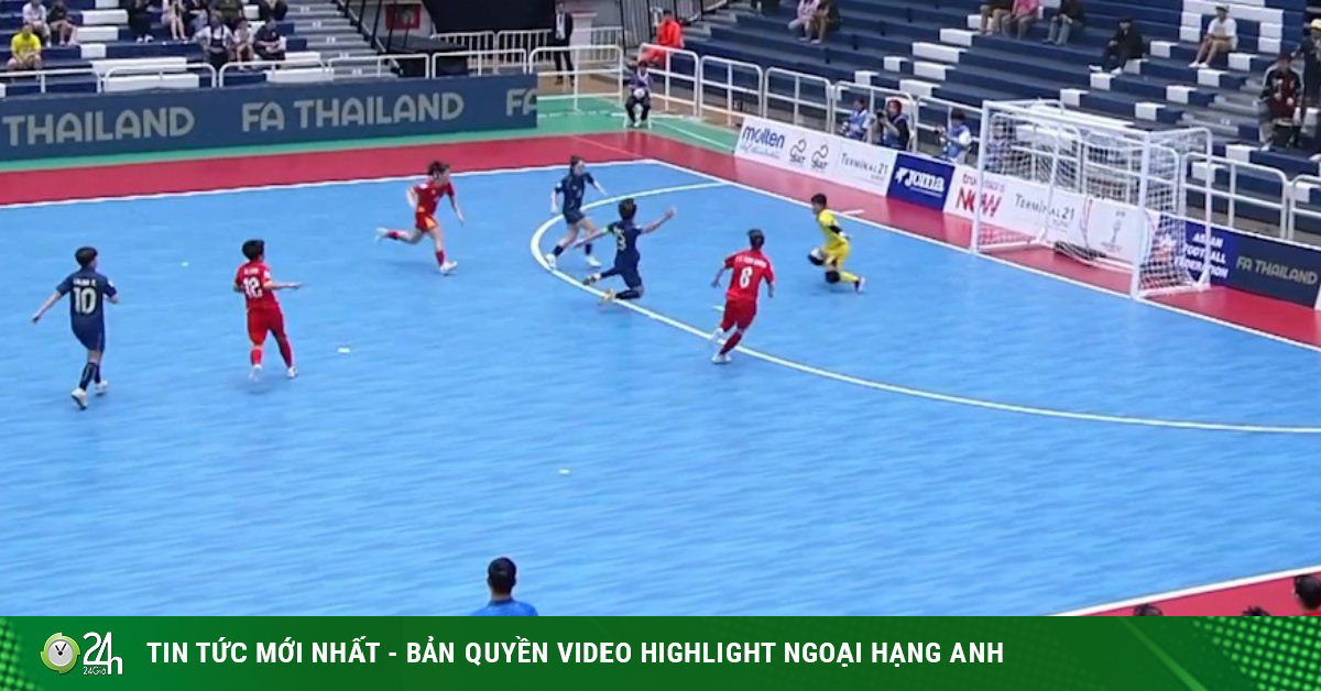 Video bóng đá ĐT nữ Việt Nam - Thái Lan: Rượt đuổi 6 bàn hấp dẫn (Futsal Đông Nam Á)