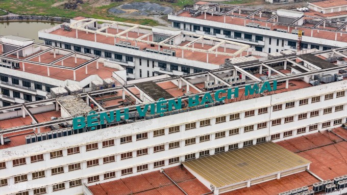 Bệnh viện Bạch Mai cơ sở 2 sau nhiều năm bỏ không đã được đưa vào hoạt động cuối tháng 12/2025. Ảnh: Giang Huy