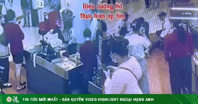 Bảo vệ thoát cửa tử nhờ được điều dưỡng ép tim ở siêu thị