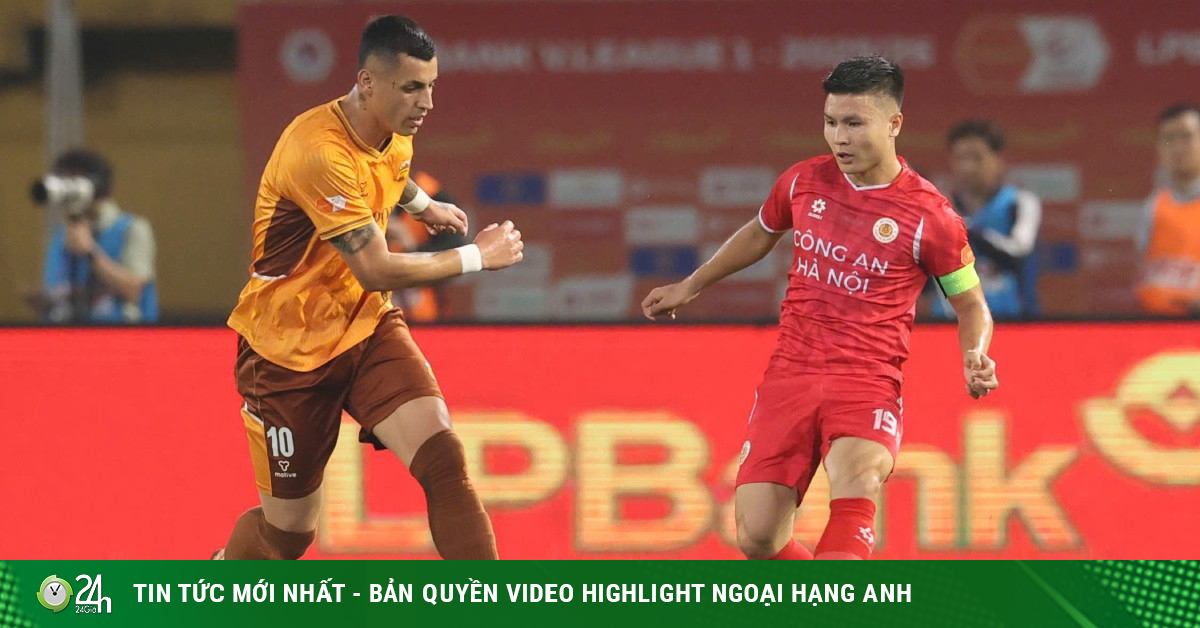 Video bóng đá Công an Hà Nội - HAGL: Đòn đau cuối hiệp 1 (V-League)