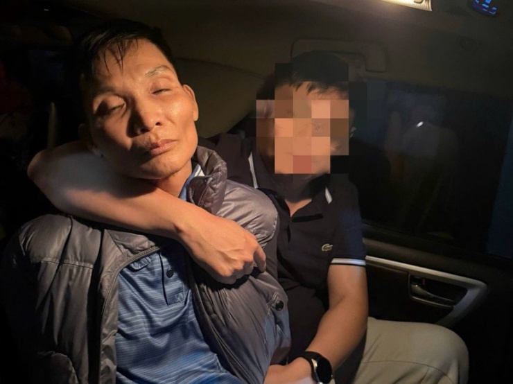 Đối tượng Nguyễn Văn Hoàn tại thời điểm bị bắt giữ