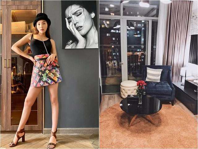 Là một người có thẩm mỹ cao, căn hộ nào của người đẹp cũng ấn tượng. Căn hộ cao cấp của cô tại quận Bình Thạnh được thiết kế với tông màu trung tính chủ đạo, tạo nên không gian thanh lịch nhưng ấm cúng.