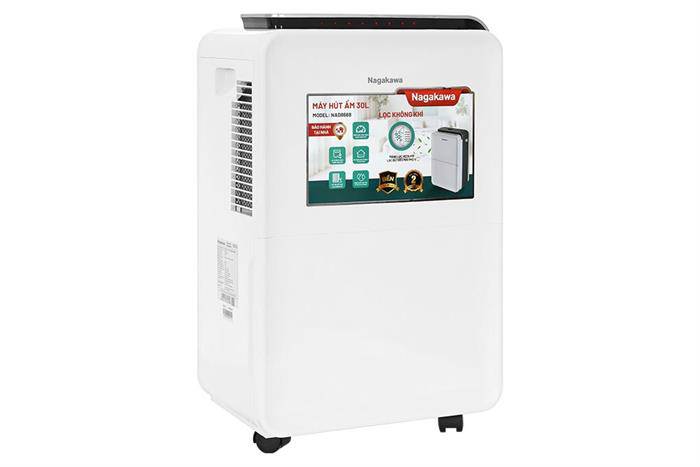 Máy hút ẩm kết hợp lọc không khí Nagakawa NAD8668.