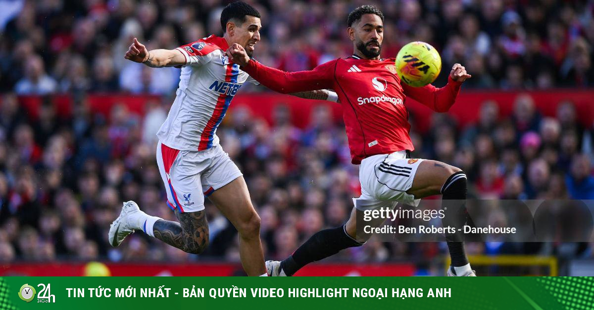 Video bóng đá MU - Crystal Palace: Bước ngoặt phạt đền, bay vào Top 3 (Ngoại hạng Anh)