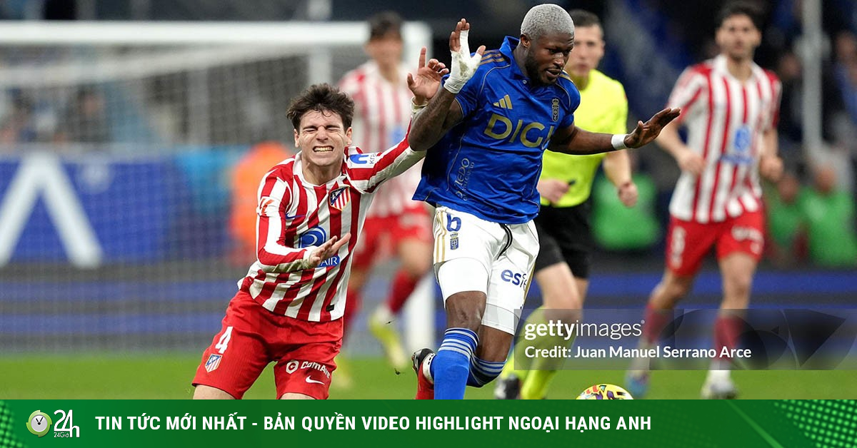 Video bóng đá Oviedo - Atletico Madrid: Người hùng Alvarez (La Liga)