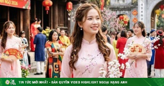 Kiểu tóc đẹp gọn gàng khi du Xuân 2026