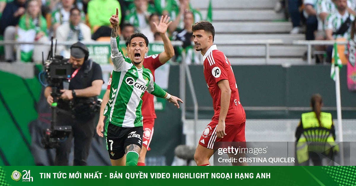 Video bóng đá Real Betis - Sevilla: Đỉnh cao Antony (La Liga)