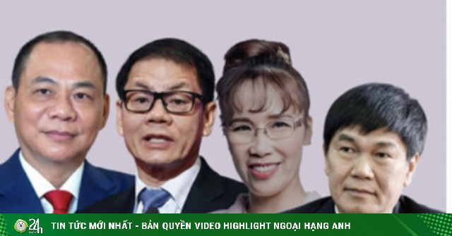 Bảng xếp hạng tỷ phú Việt biến động mạnh trong ngày thị trường 'đỏ lửa'