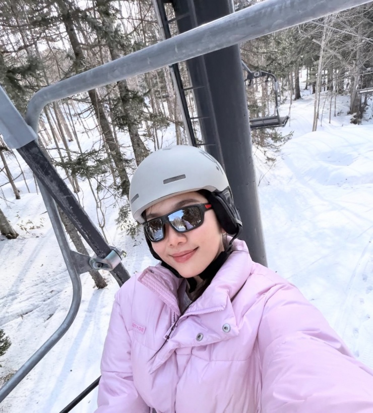 Á hậu Phương Anh diện nội y giữa trời tuyết Nhật Bản - 4