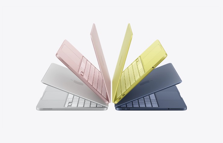 Các lựa chọn màu sắc của MacBook Neo.