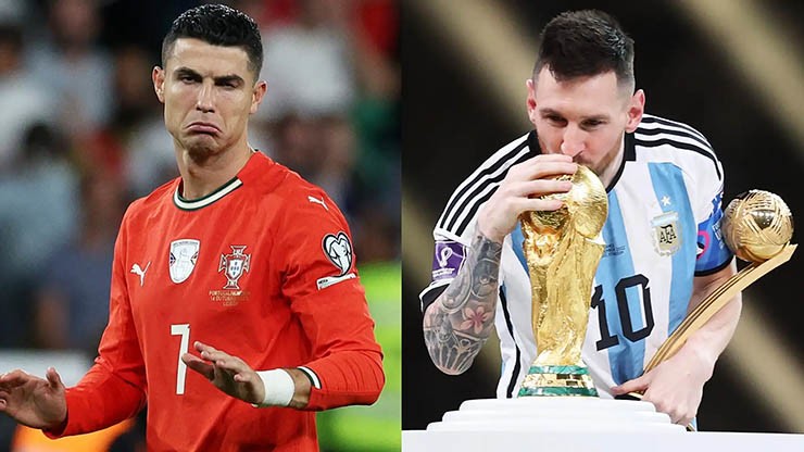 Ronaldo muốn sánh ngang Messi về danh hiệu World Cup