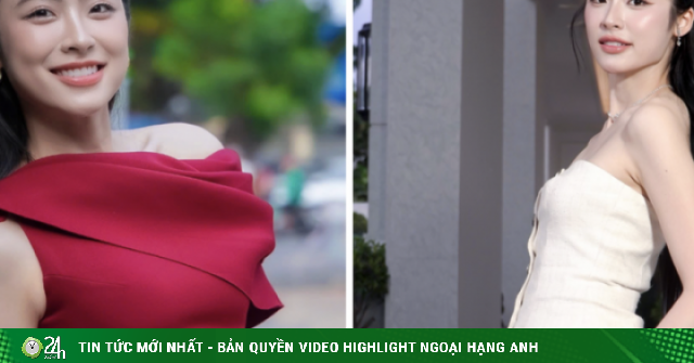 Á hậu quê Hải Phòng tăng 6 kg, vóc dáng 'mình hạc xương mai' thay đổi thế nào?