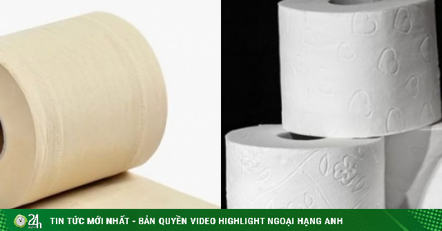 Giấy vệ sinh màu vàng và màu trắng loại nào tốt hơn?