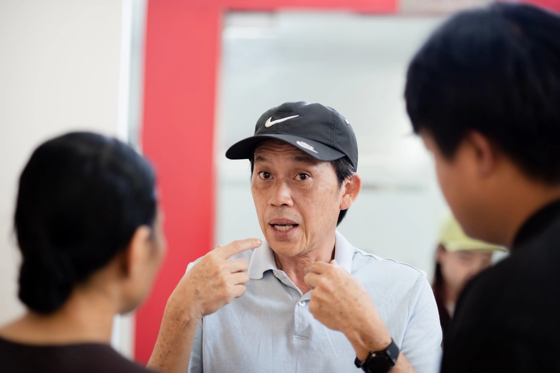 Nghệ sĩ Quyền Linh, Hoài Linh cùng ngồi casting tuyển chọn diễn viên phim.&nbsp;