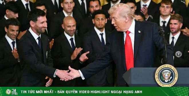 Messi diện kiến Tổng thống Donald Trump ở Nhà Trắng, được ca ngợi đặc biệt