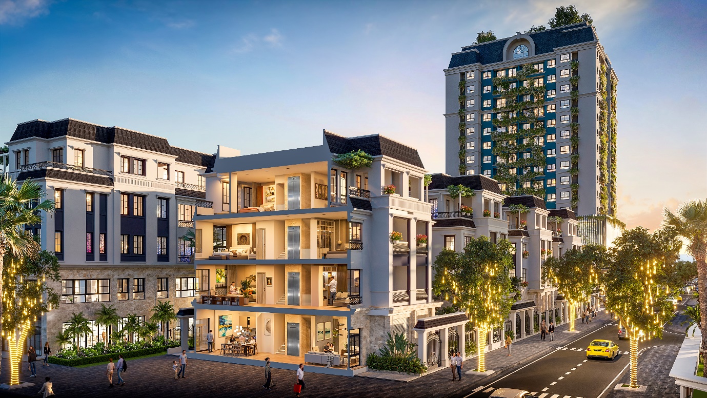 Phối cảnh Biệt thự Green Little Town