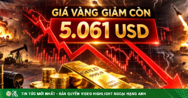Giá vàng thế giới tiếp tục giảm