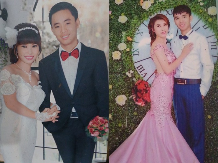 Vợ chồng anh Thành và vợ chồng anh Lâm (từ trái sang)