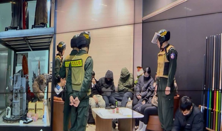 Cục A05, Bộ Công an triệt phá hệ thống Xôi Lạc TV, khởi tố 30 đối tượng xâm phạm bản quyền và đánh bạc. Ảnh: CACC.