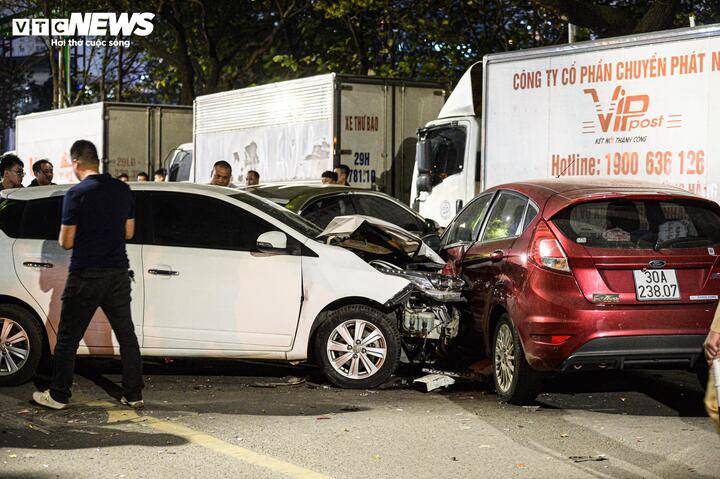 Hiện trường vụ tai nạn.