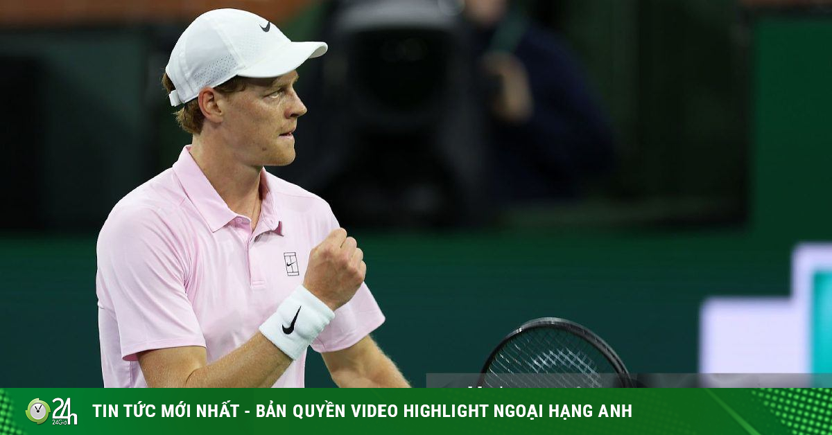 Video tennis Sinner - Svrcina: Áp đảo hoàn toàn, tốc hành 65 phút (Indian Wells)