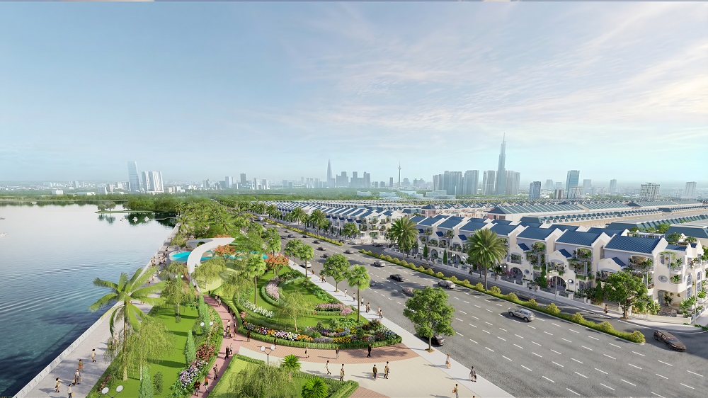 Hiep Phuoc Premia sở hữu ph&aacute;p l&yacute; minh bạch, sổ đỏ từng nền, sở hữu l&acirc;u d&agrave;i c&ugrave;ng hạ tầng ho&agrave;n thiện. (Ảnh phối cảnh)