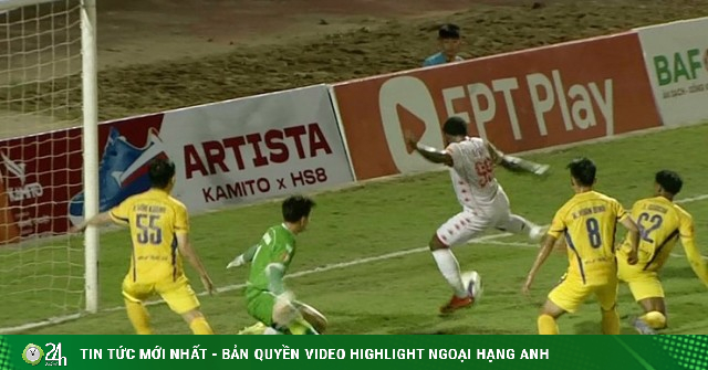 Video bóng đá Sông Lam Nghệ An - Hải Phòng: Trả giá vì sai lầm (V-League)