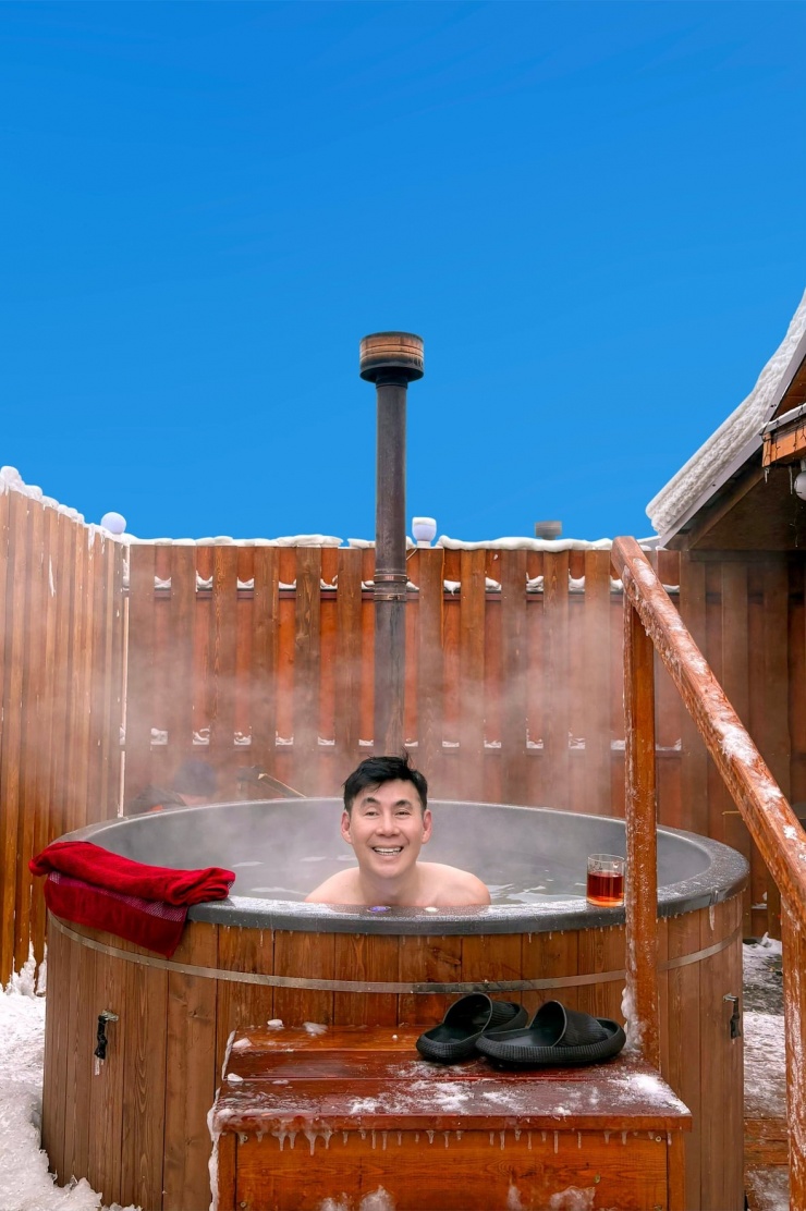 Đoan Trường chịu lạnh -20 độ săn cực quang tại Nga - 5