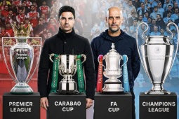 Arsenal - Man City chưa bỏ lỡ "ăn 4", Nguy hiểm chờ Ronaldo - Messi trước World Cup (Clip 1 phút)