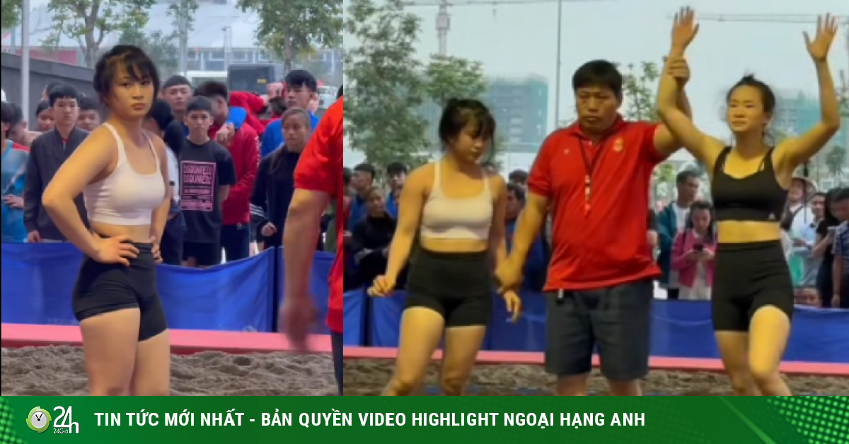 Nữ đô Xuân Nhi "đẹp tuyệt trần", gây thương nhớ khi đấu vật bãi biển quốc gia