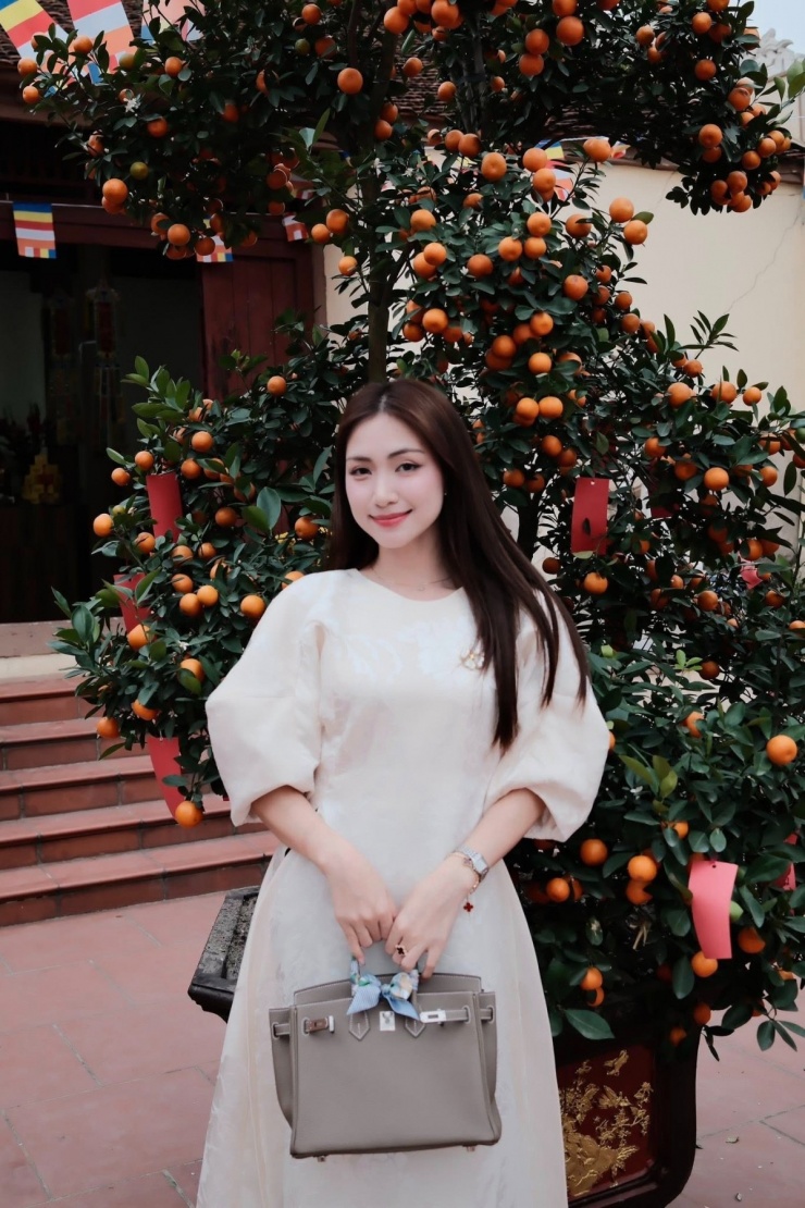 Cũng trong dịp Tết năm nay, giọng ca Bắc Ninh còn xách mẫu Birkin size 25 màu Taupe. Đây cũng là một trong những màu túi được săn đón nhất của Hermes.