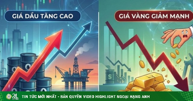 Nguyên nhân giá xăng dầu "ngược chiều" giá vàng giữa xung đột Trung Đông?
