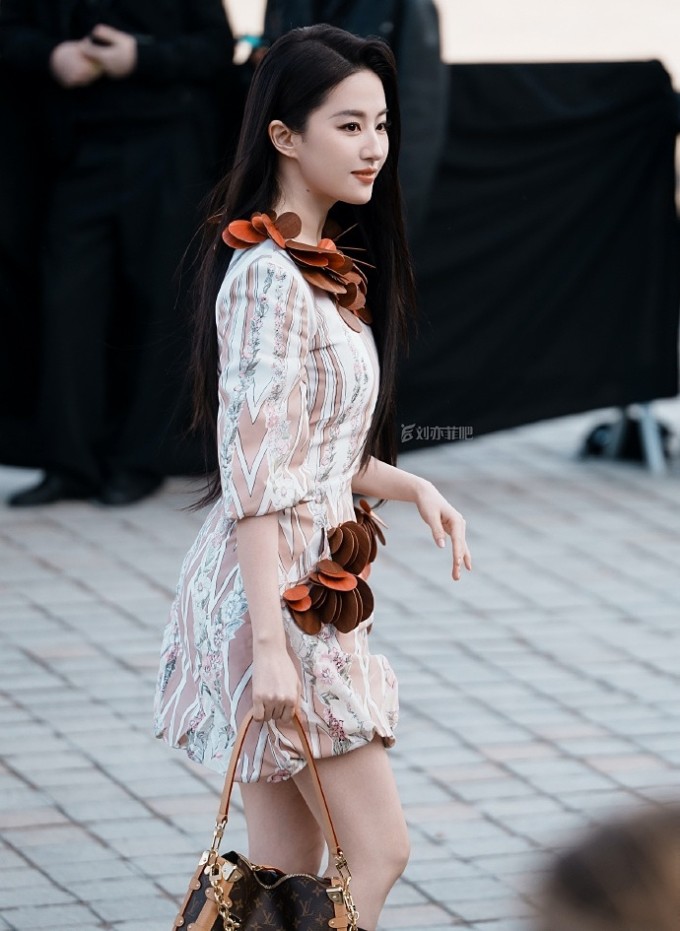 Tài khoản Instagram và Facebook chính thức của Louis Vuitton đăng tải những bức ảnh của Lưu Diệc Phi, thu hút dư luận.