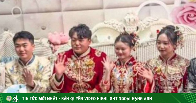 Hiếm có: 3 anh em sinh ba cưới cùng ngày, lớn lên chưa từng rời nhau