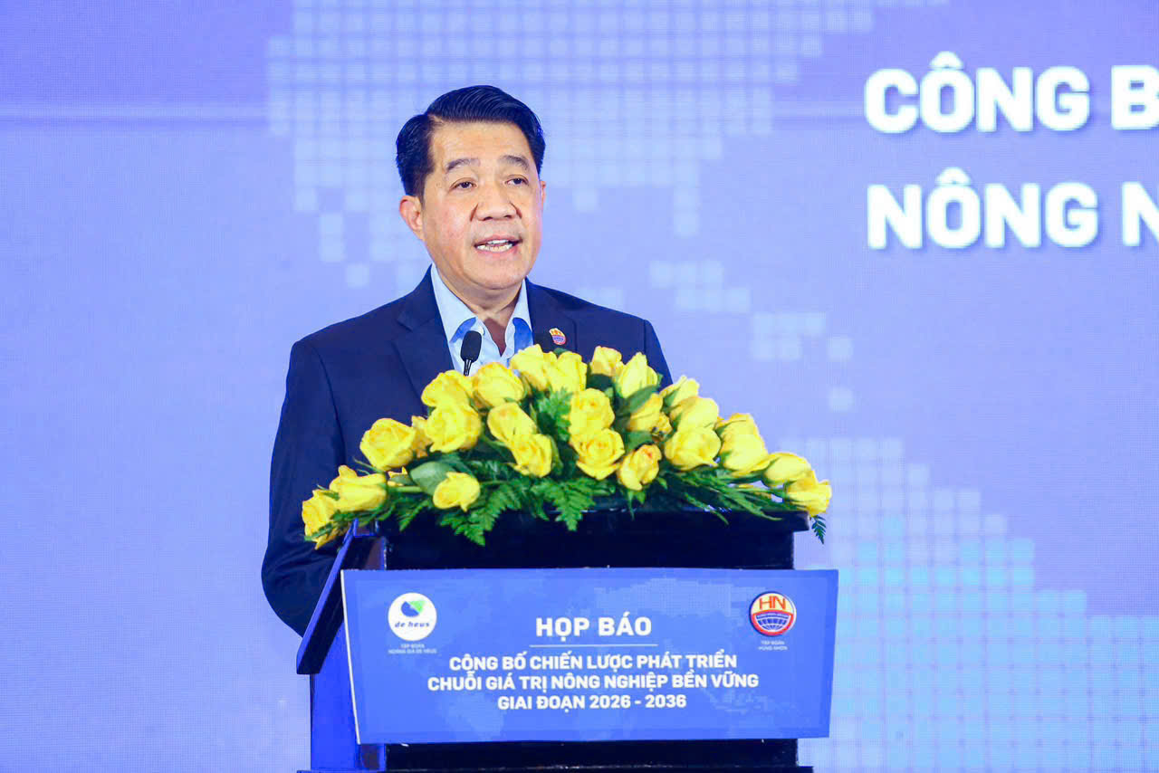 Ông Vũ Mạnh Hùng - Chủ tịch HĐQT Tập đoàn Hùng Nhơn. Ảnh: De Heus