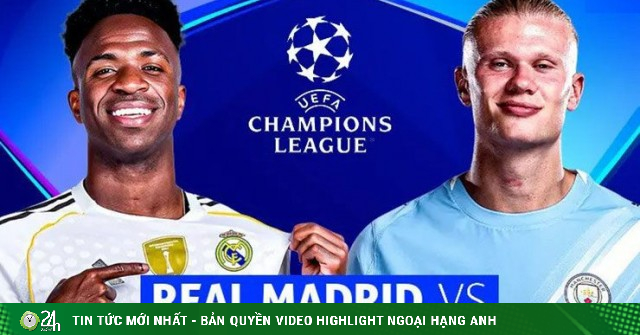 Trực tiếp bóng đá Real Madrid - Man City: Duyên nợ cũ, sức mạnh mới (Cúp C1)