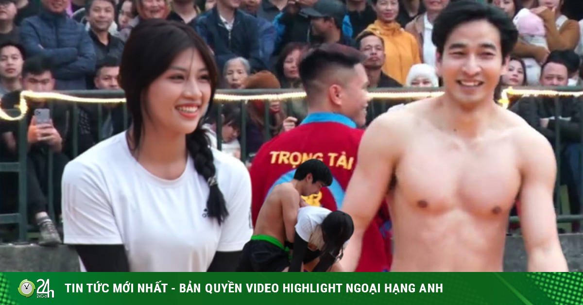 Hot girl Anh Thơ thua "nam thần" sới vật vẫn vui, fan "đẩy thuyền" tình yêu