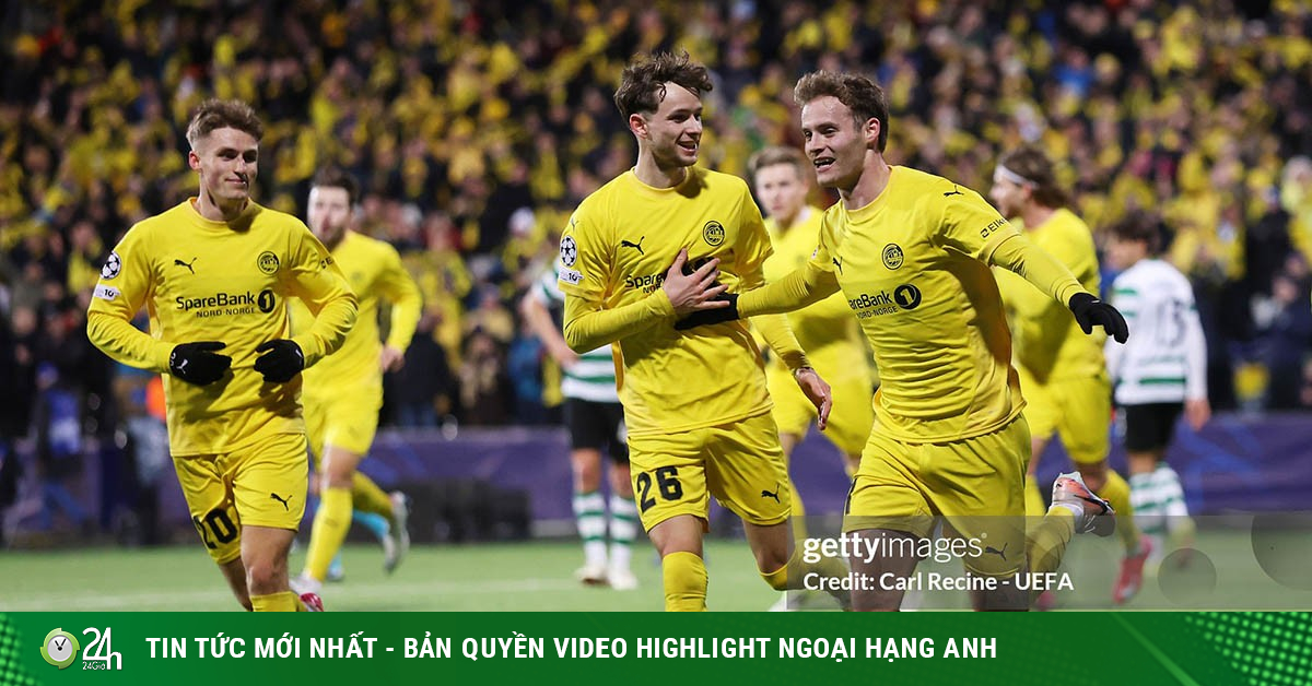 "Ngựa ô" Bodo/Glimt tiếp tục tạo thêm bất ngờ, cửa vô địch Cúp C1 tăng vọt