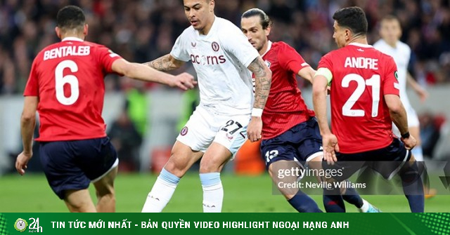 Trực tiếp bóng đá Lille - Aston Villa: Chờ chiến thắng giải tỏa trên đất Pháp (Europa League)
